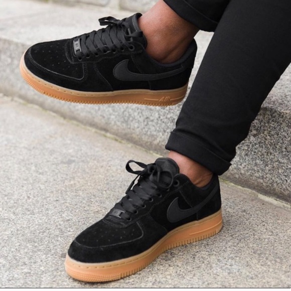 Nike Black Suede Women Air Force Nike Black Suede Women Air Force